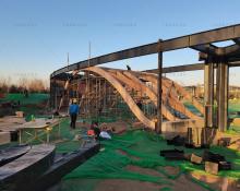 千樹承建河北園博園木結(jié)構(gòu)建筑在建中<div   id=